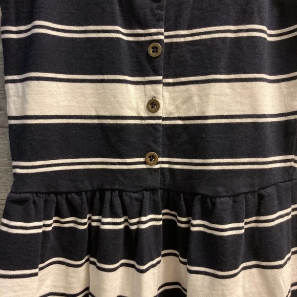 J.Crew navy and white stripe knit scoop neck dress - Picture 3 of 6